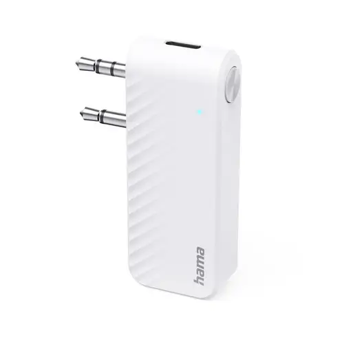hama 00014171 Bluetooth®-Audio-Transmitter für Flugzeuge und universal, 10h, m. AUX, Weiß hama 00014171 Bluetooth®-Audio-Transmitter für Flugzeuge und universal, 10h, m. AUX, Weiß