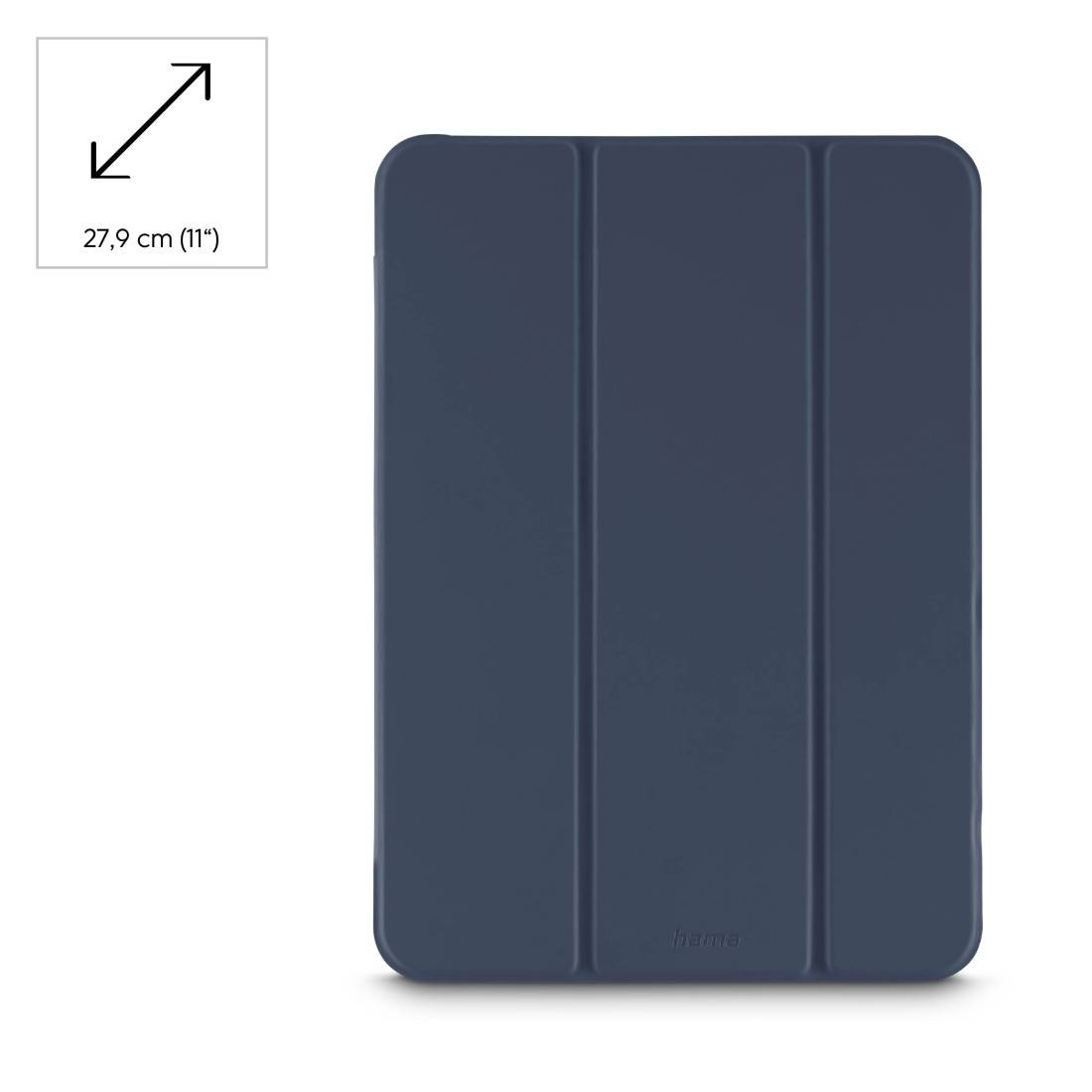 Hama Fold Clear iPad Cover / Tasche Apple iPad Pro 11" (M4, 2024), iPad Pro 11" (M5, 2025) 27,9cm (11") Book Cover Dunkelblau