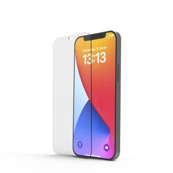 hama 00222709 Handy-Schutzglas "Clear Protect" für Apple iPhone 12/12 Pro, Montagehilfe