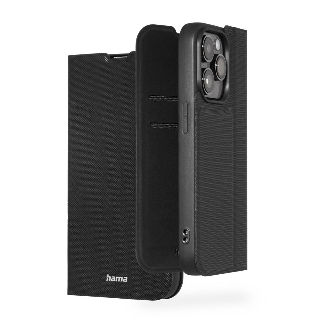 hama 00138149 Handytasche "Daily Protect" für Apple iPhone 14 Pro, Schwarz