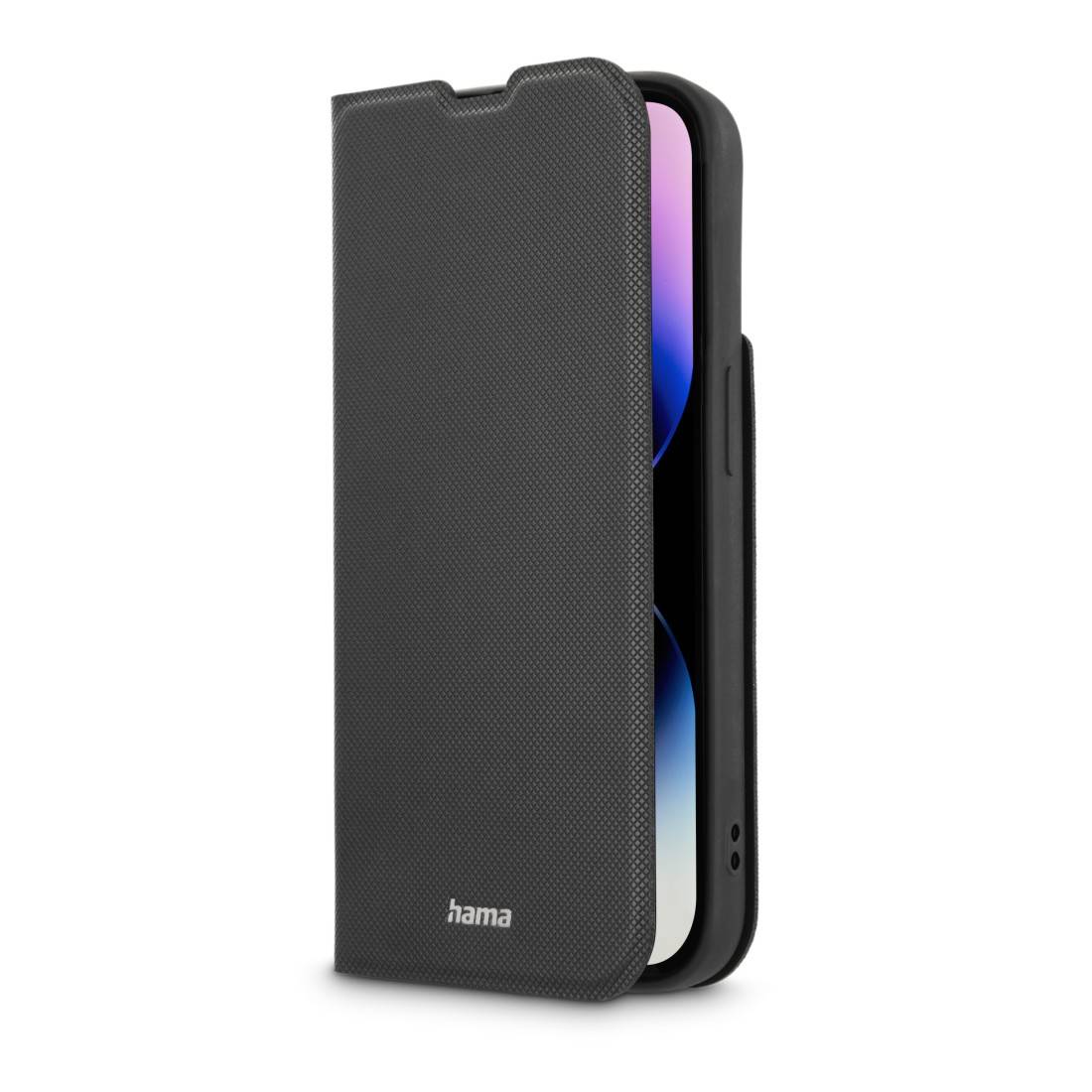 hama 00138149 Handytasche "Daily Protect" für Apple iPhone 14 Pro, Schwarz