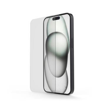 hama 00222765 Handy-Schutzglas "Clear Protect" für Apple iPhone 15 Pro Max, Montagehilfe