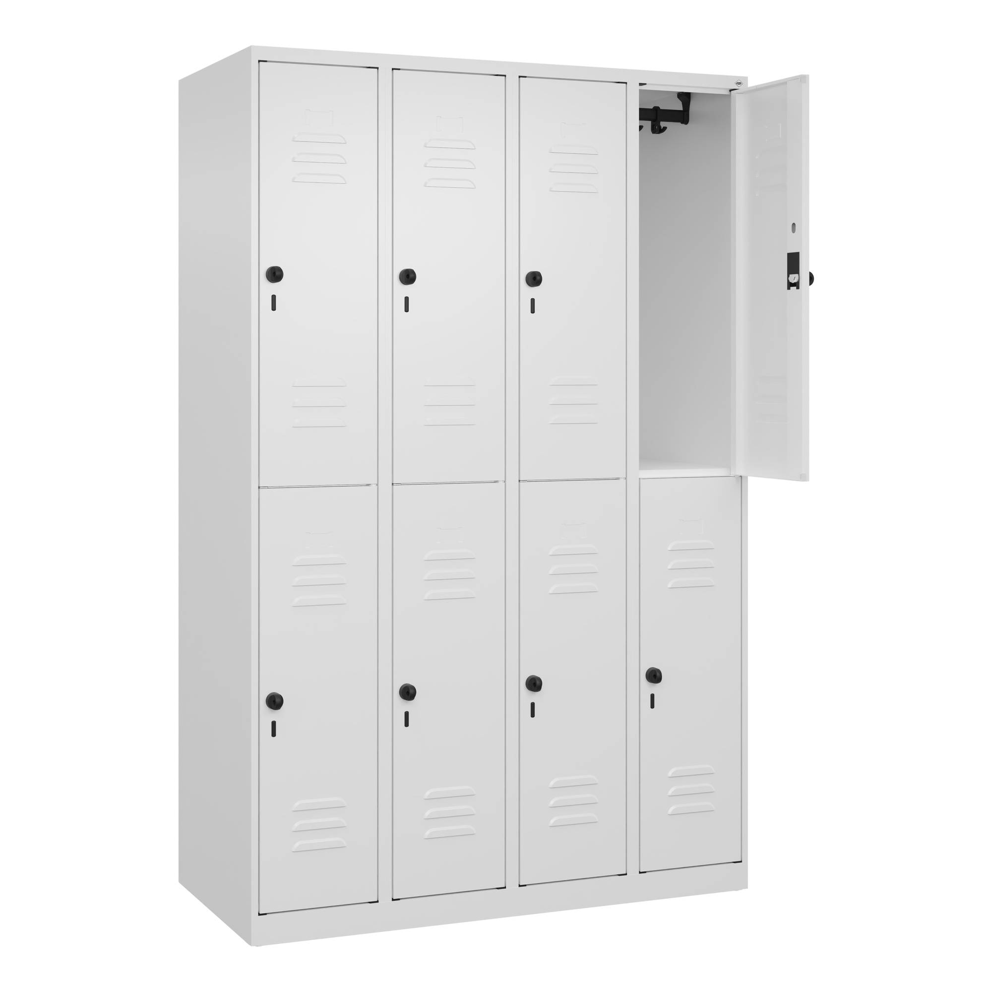 Spind Classic PLUS doppelt 4Abt 1850x1200x500 ws/ws
