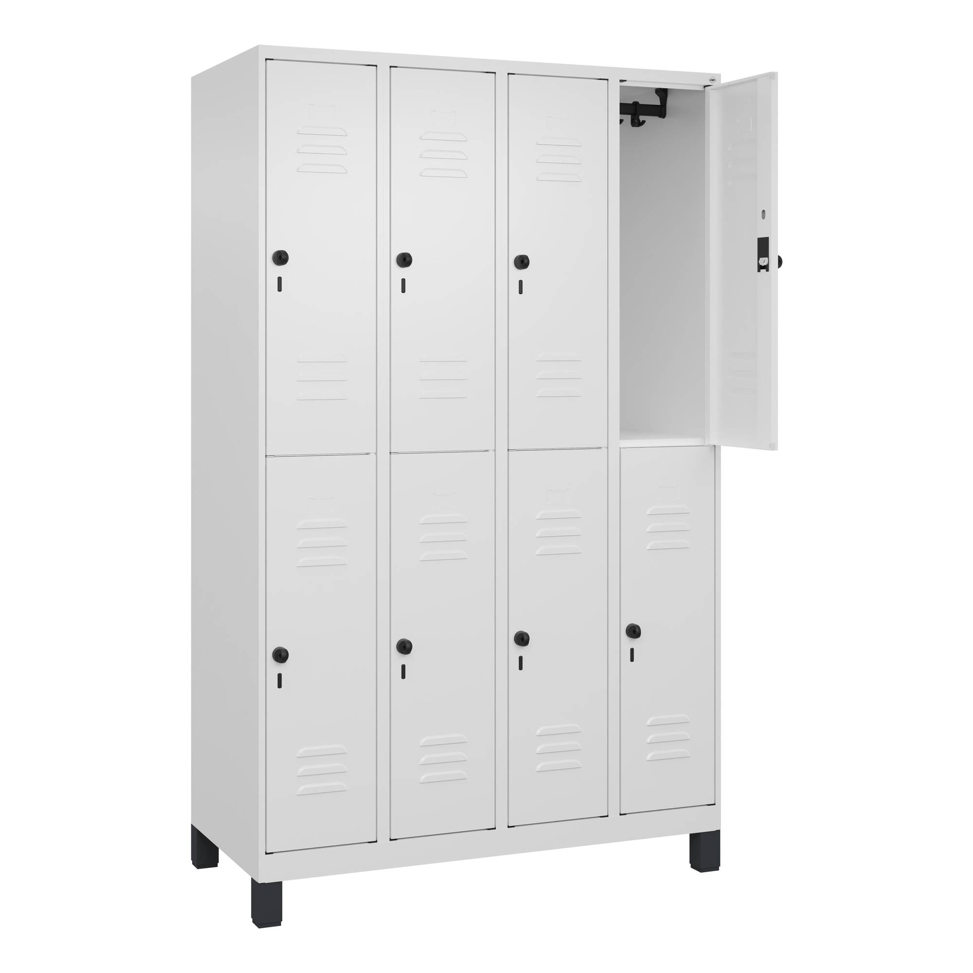 Spind Classic PLUS doppelt 4Abt 1950x1200x500 ws/ws