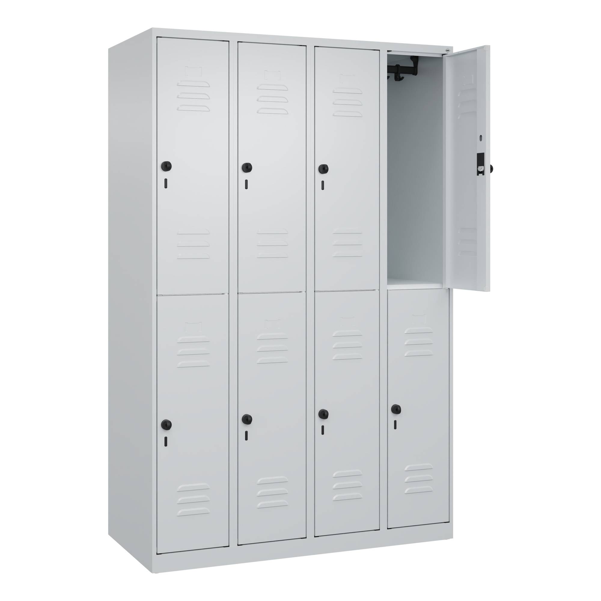 Spind Classic PLUS doppelt 4Abt 1850x1200x500 lgr/lgr