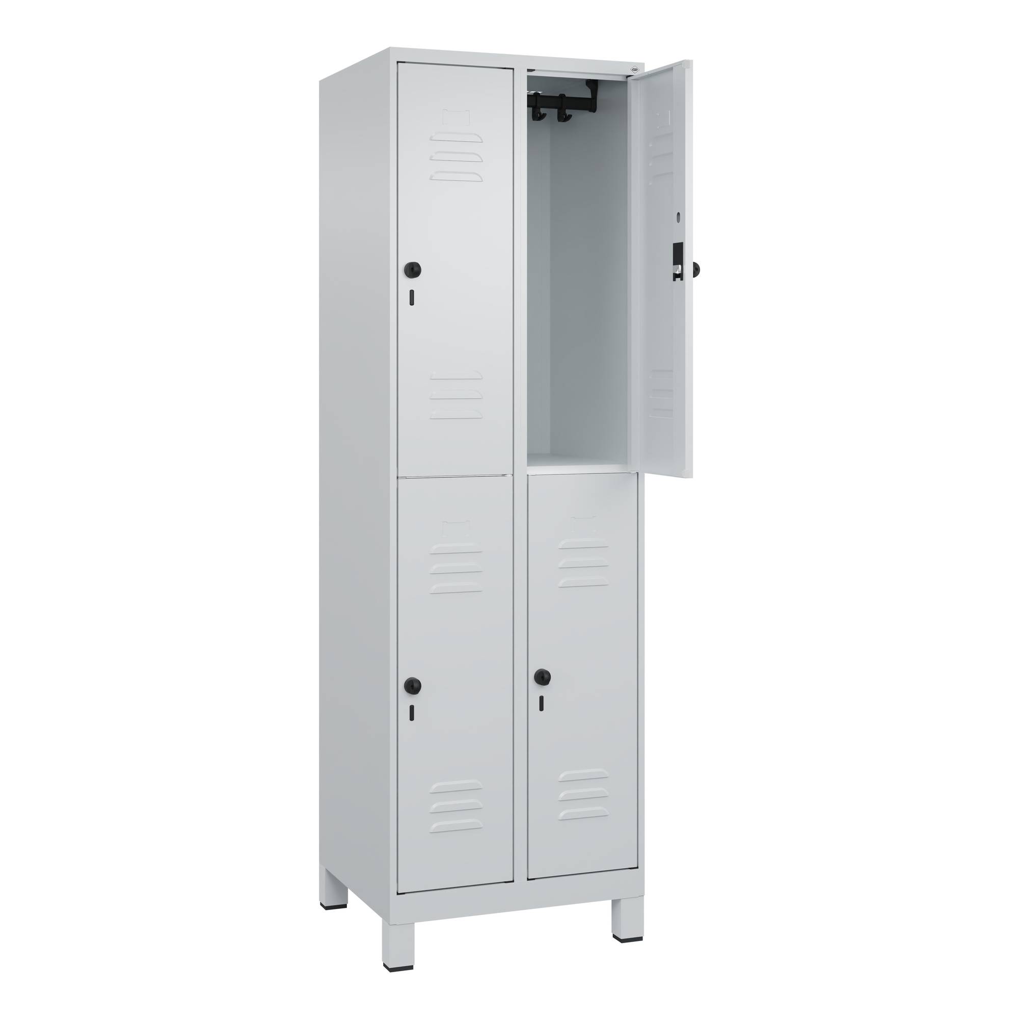 Spind Classic PLUS doppelt 2Abt 1950x600x500 lgr/lgr