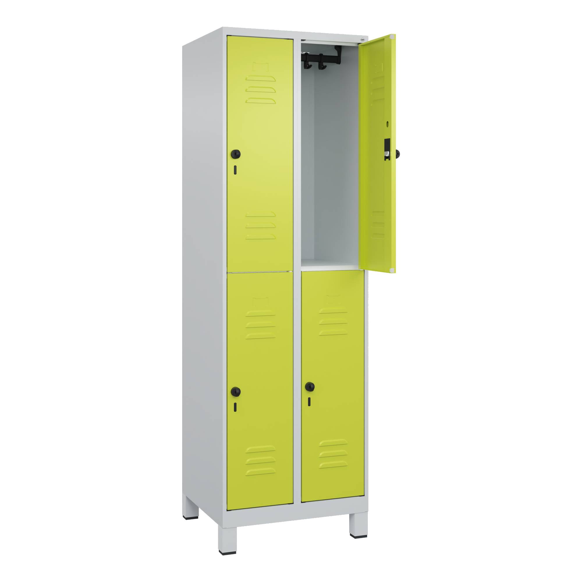 Spind Classic PLUS doppelt 2Abt 1950x600x500 lgr/cgn