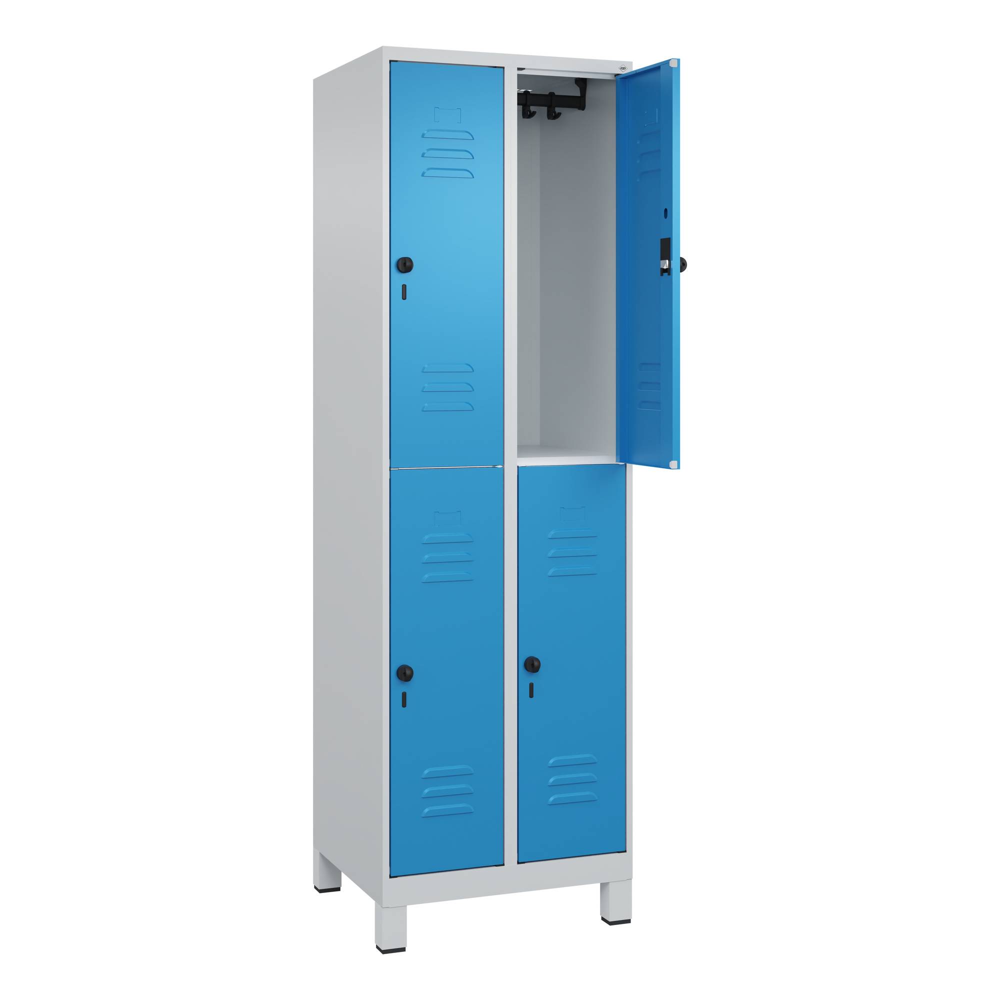 Spind Classic PLUS doppelt 2Abt 1950x600x500 lgr/lbl