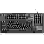 Cherry Touchboard G80-11900 USB Tastatur Deutsch, QWERTZ Schwarz Integriertes Touchpad, Maustasten, 19" Anwendungen