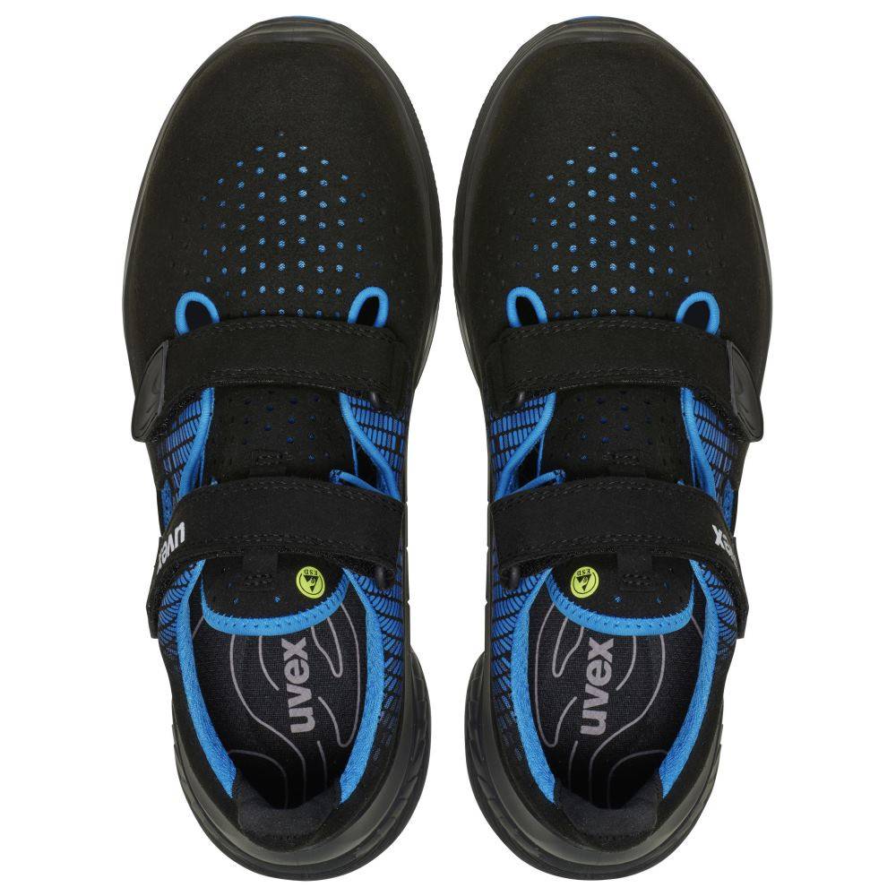 1 G2 Sandalen S1 blau, schwarz Weite 11 Größe 43 |6828843