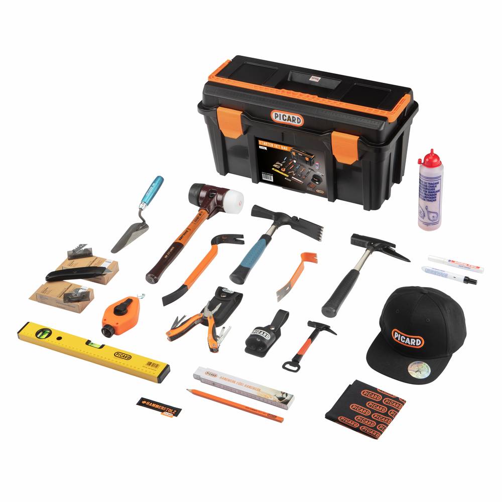 PICARD Starter Set Bau / GalaBau im Kunststoffkoffer 23-teilig Nr. 70020-030