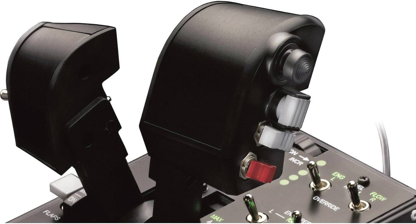 Thrustmaster Hotas Warthog Flugsimulator-Joystick USB PC Schwarz
