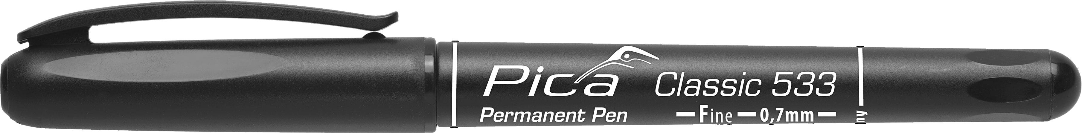 Pica Permanent-Pen schwarz SB
