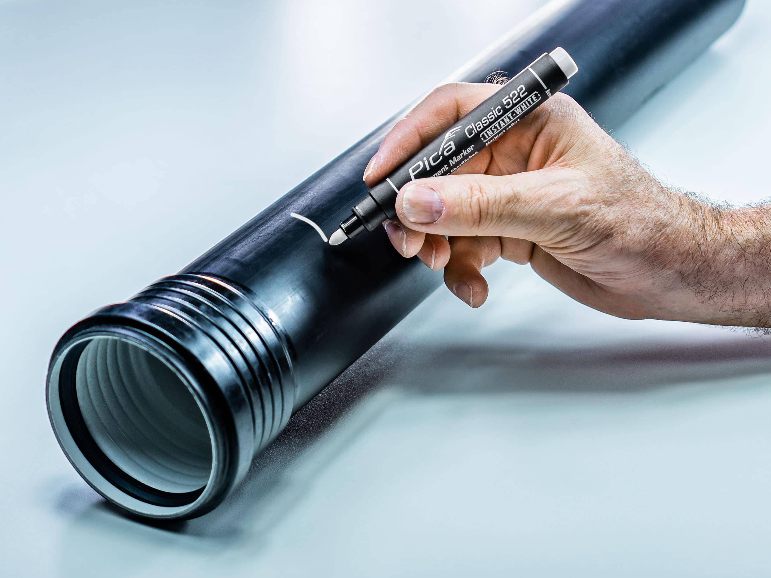 Pica Permanentmarker INSTANT white Rundsp 1-2mm SB