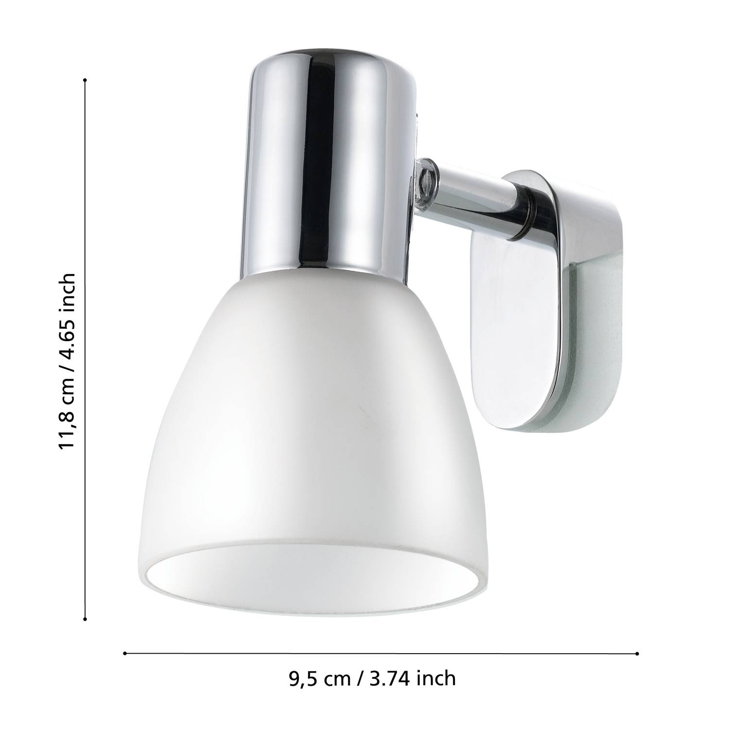 EGLOSPIEGELLEUCHTE/1 E14 CHROM 'STICKER' E14,1X40 W 85832