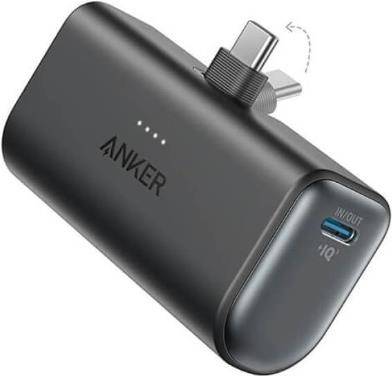 ANKER INNOVATIONS - Anker Nano - Powerbank - 5000 mAh - 22.5 Watt - 3 A - IQ 3.0 - 2 Ausgabeanschlussstellen (24 pin USB