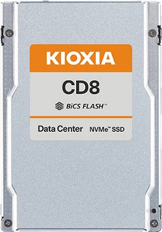 KIOXIA KCD8 series - SSD - 15360 GB - intern - 2.5"" (6.4 cm)