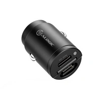 ALOGIC Rapid Power Mini - Auto-Netzteil - 30 Watt - 3 A - Fast Charge - 2 Ausgabeanschlussstellen (24 pin USB-C) ALOGIC Rapid Power Mini - Auto-Netzteil - 30 Watt - 3 A - Fast Charge - 2 Ausgabeanschlussstellen (24 pin USB-C)