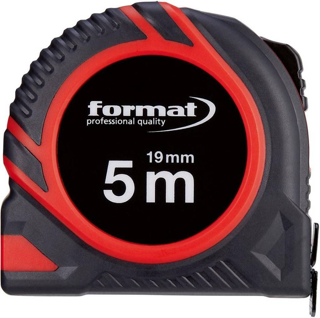 Taschenbandmaß 8mx25mm weiß FORMAT