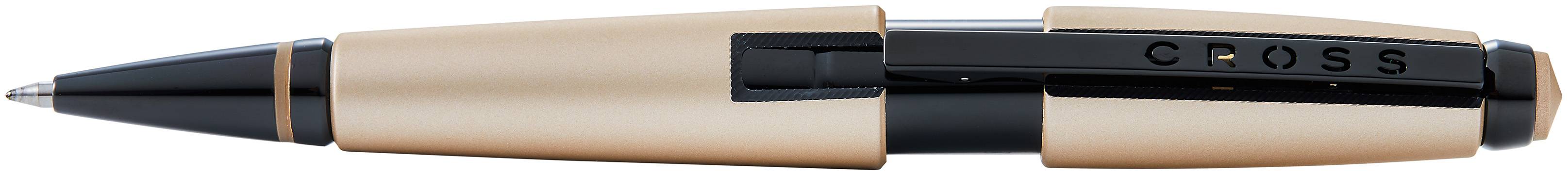 Rollerball Edge Mattbeige, PVD, mit Gel-Mine