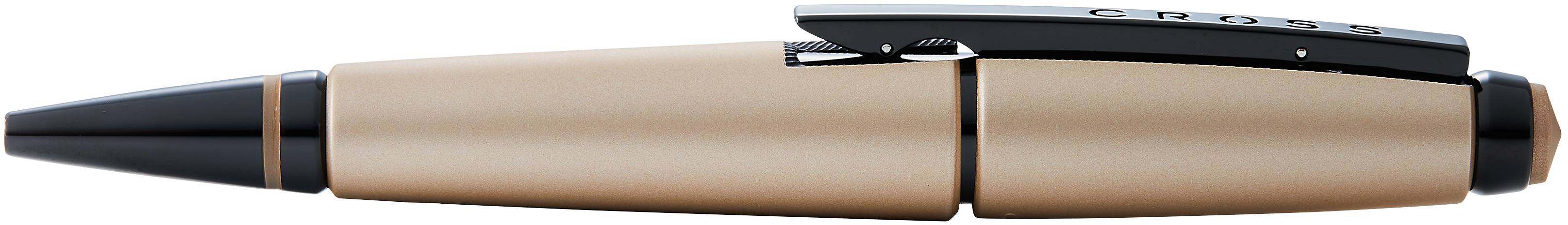 Rollerball Cross Edge Mattbeige in Geschenkbox