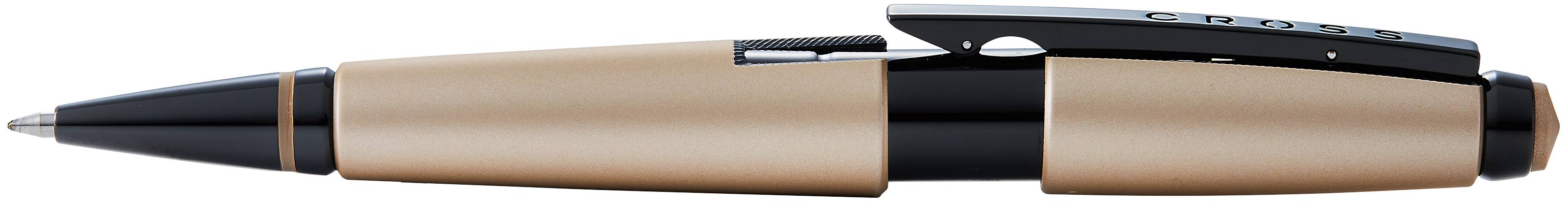 Rollerball Cross Edge Mattbeige in Geschenkbox