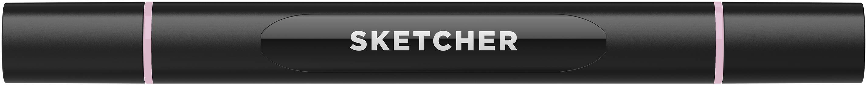 Twinmarker Sketcher brush+chisel PL190 lavendel hell