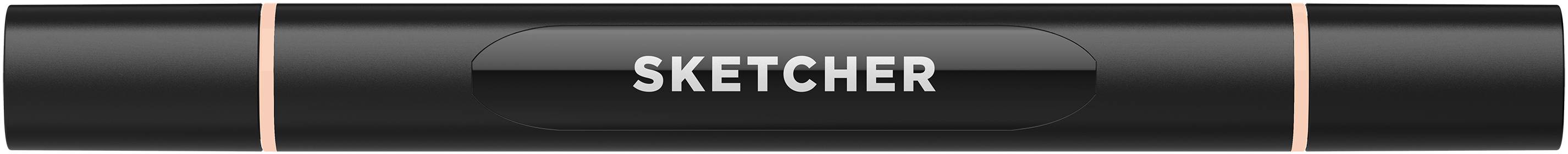 Twinmarker Sketcher brush+chisel O 035 aprikose hell