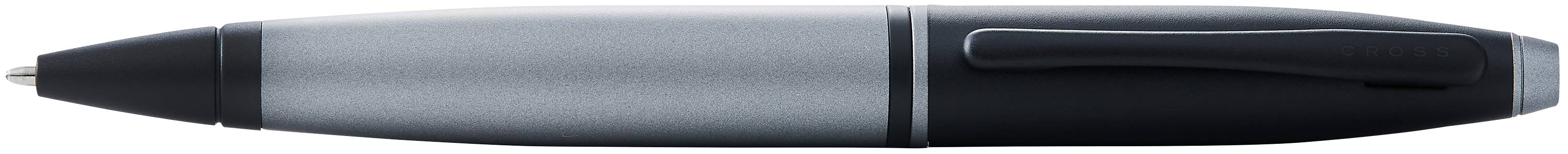 Kugelschreiber Cross Calais Mattgrau/Schwarz in Geschenkbox