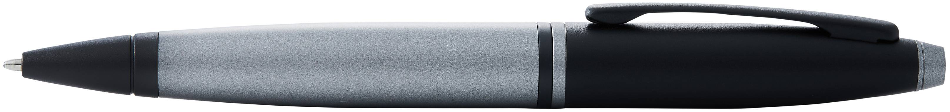 Kugelschreiber Cross Calais Mattgrau/Schwarz in Geschenkbox