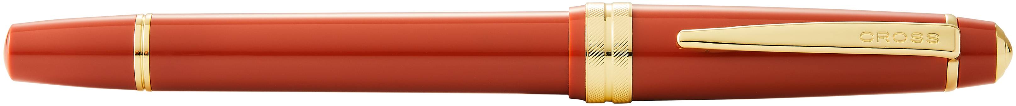 Rollerball Cross Bailey Light Bernstein mit Goldbeschlägen, Fein, in Geschenkbox