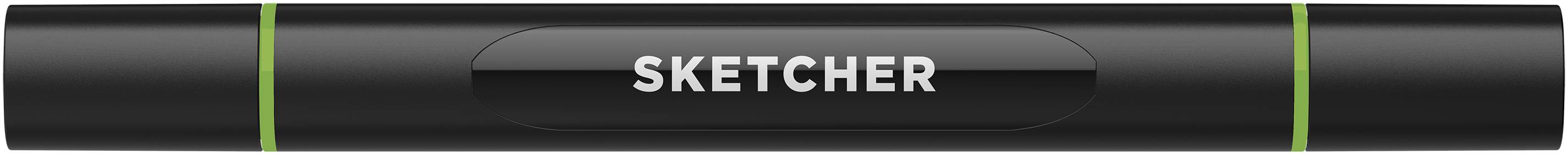 Twinmarker Sketcher brush+chisel YG385 grasgrün