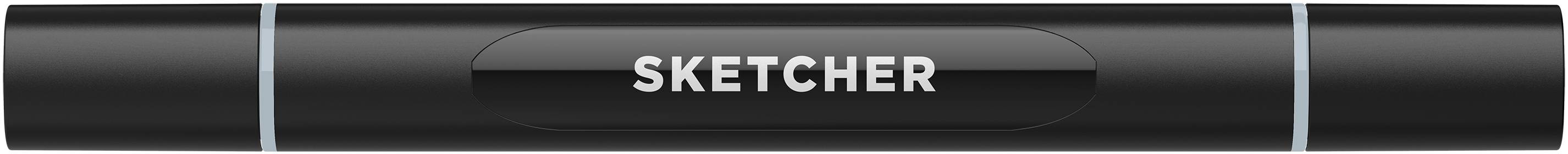 Twinmarker Sketcher brush+chisel CG520 kaltgrau 3