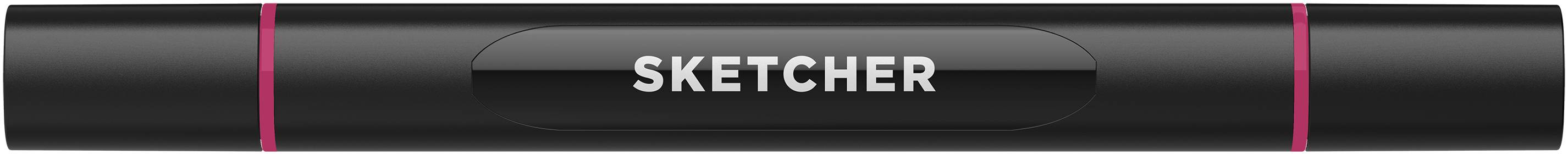 Twinmarker Sketcher brush+chisel R 105 weinrot