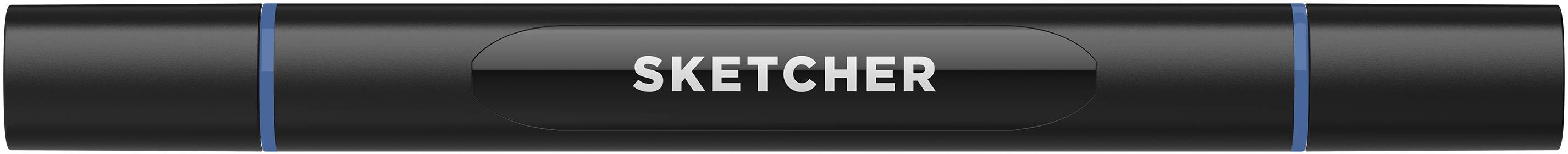 Twinmarker Sketcher brush+chisel B 250 saphirblau