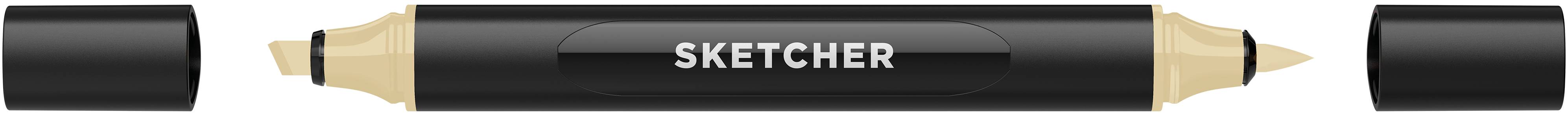 Twinmarker Sketcher brush+chisel K 435 sahara