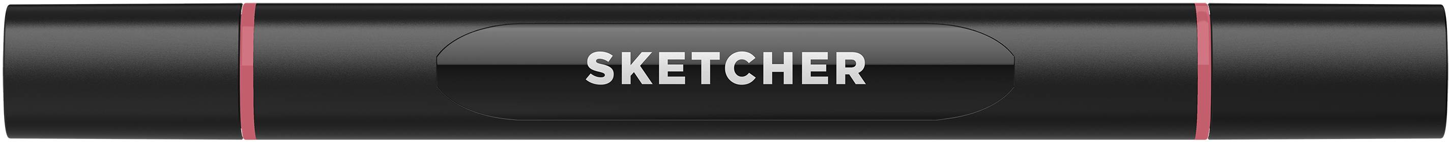 Twinmarker Sketcher brush+chisel R 110 sangria mittel