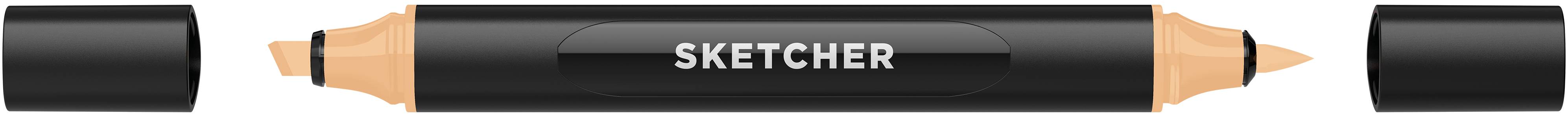 Twinmarker Sketcher brush+chisel BR470 sand bronze