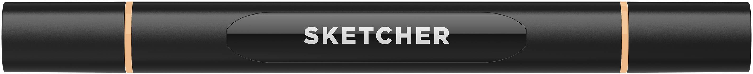 Twinmarker Sketcher brush+chisel BR470 sand bronze