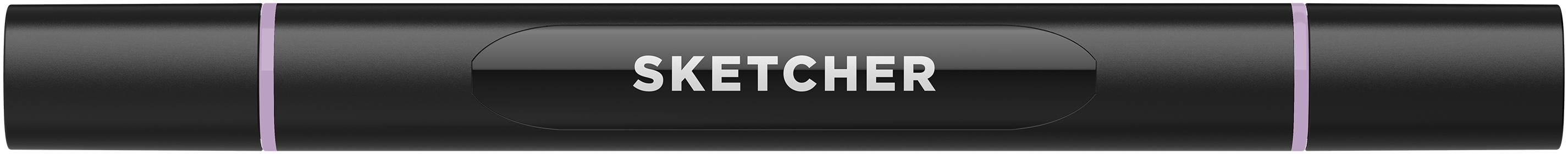Twinmarker Sketcher brush+chisel PL195 lavendel mittel