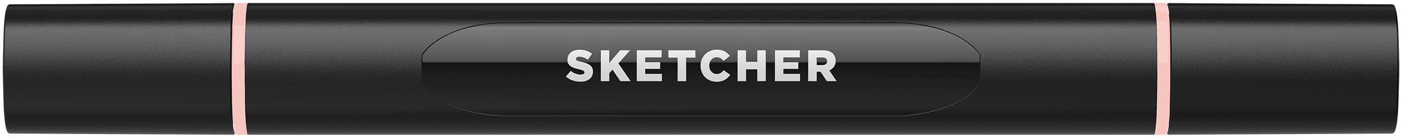 Twinmarker Sketcher brush+chisel R 070 koralle mittel