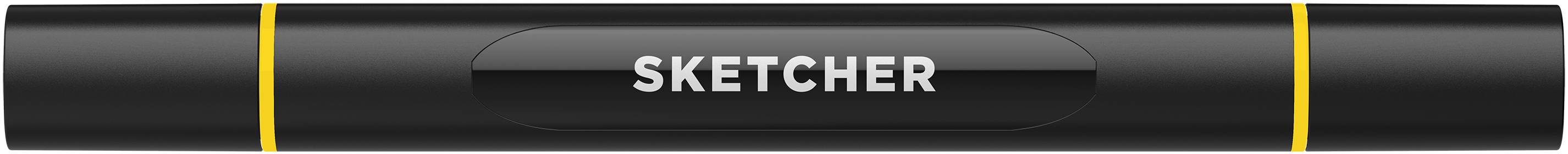 Twinmarker Sketcher brush+chisel Y 030 goldgelb