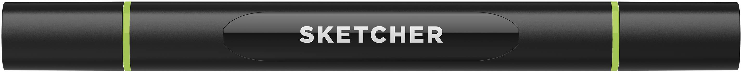 Twinmarker Sketcher brush+chisel YG375 limettensaft