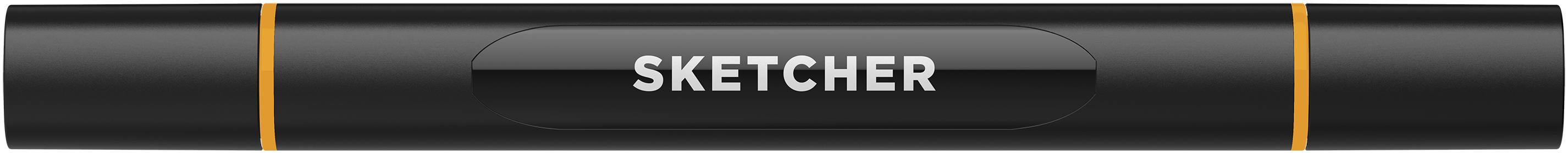 Twinmarker Sketcher brush+chisel O 060 honig