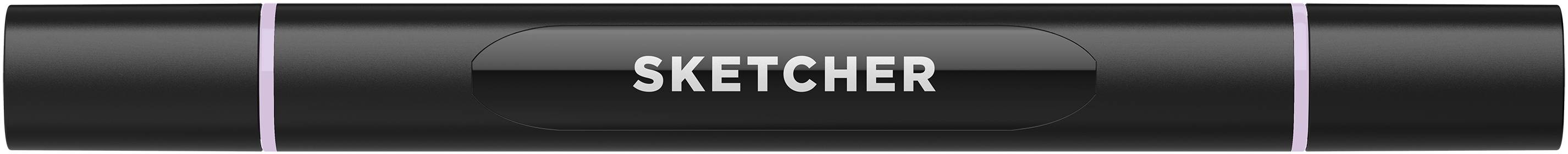 Twinmarker Sketcher brush+chisel V 210 violett hell