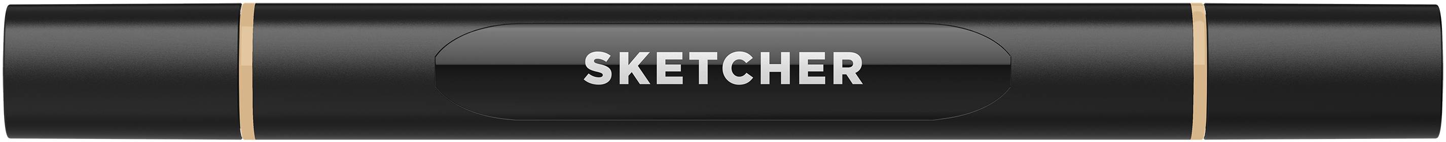 Twinmarker Sketcher brush+chisel BE445 milchkaffee mittel