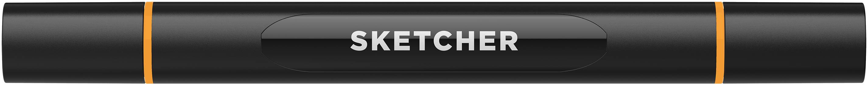 Twinmarker Sketcher brush+chisel O 050 ringelblume