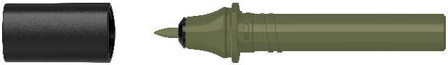 Cartridge Sketcher round, K 420 olive dunkel