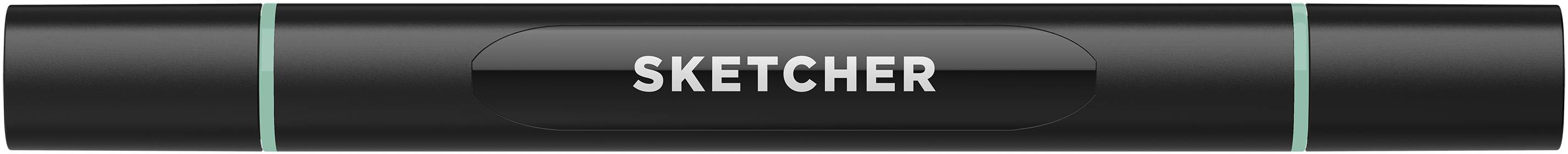 Twinmarker Sketcher brush+chisel T 335 jade