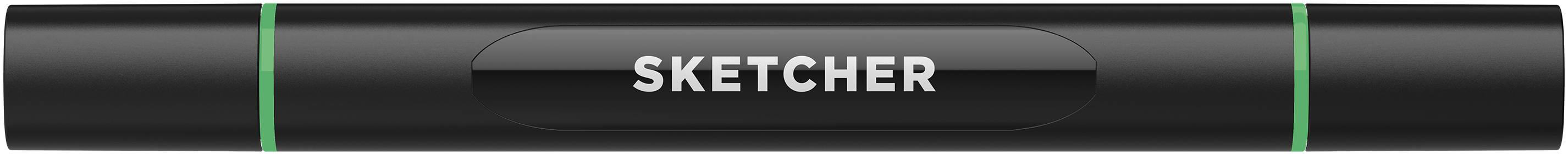 Twinmarker Sketcher brush+chisel YG395 blattgrün